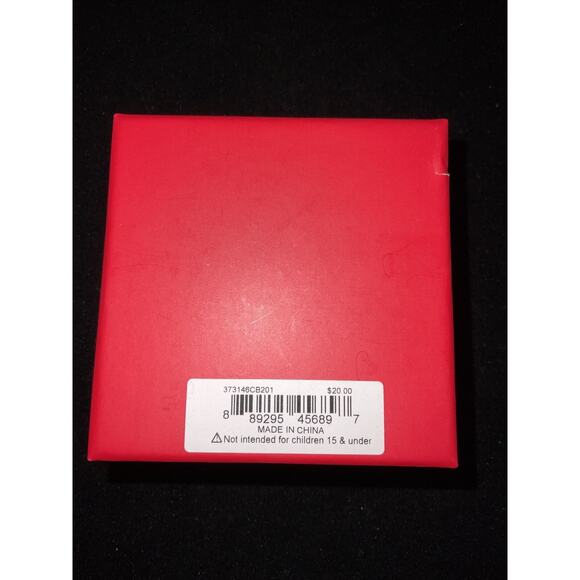 New Betsey Johnson Christmas Gingerbread Stud Earrings Sparkly Santa Hat And Bow - Picture 6 of 6